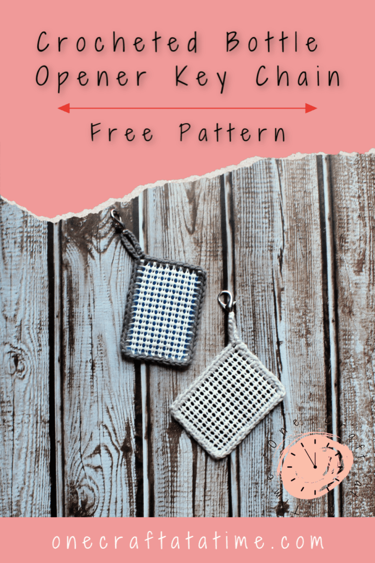 Crocheted Bottle Opener Keychain – Free Pattern