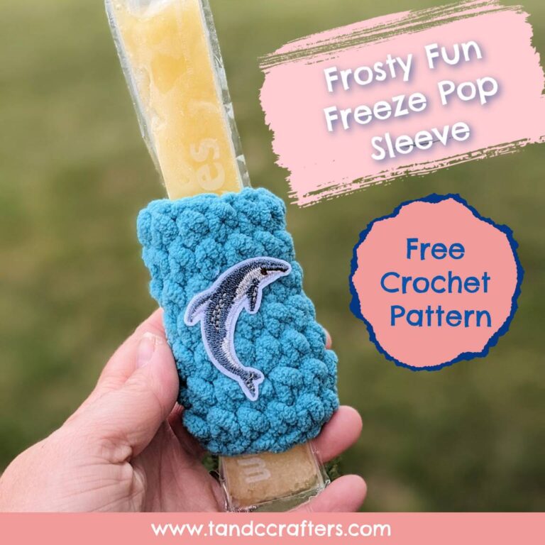 Frosty Fun Freeze Pop Sleeves – Free Crochet Pattern