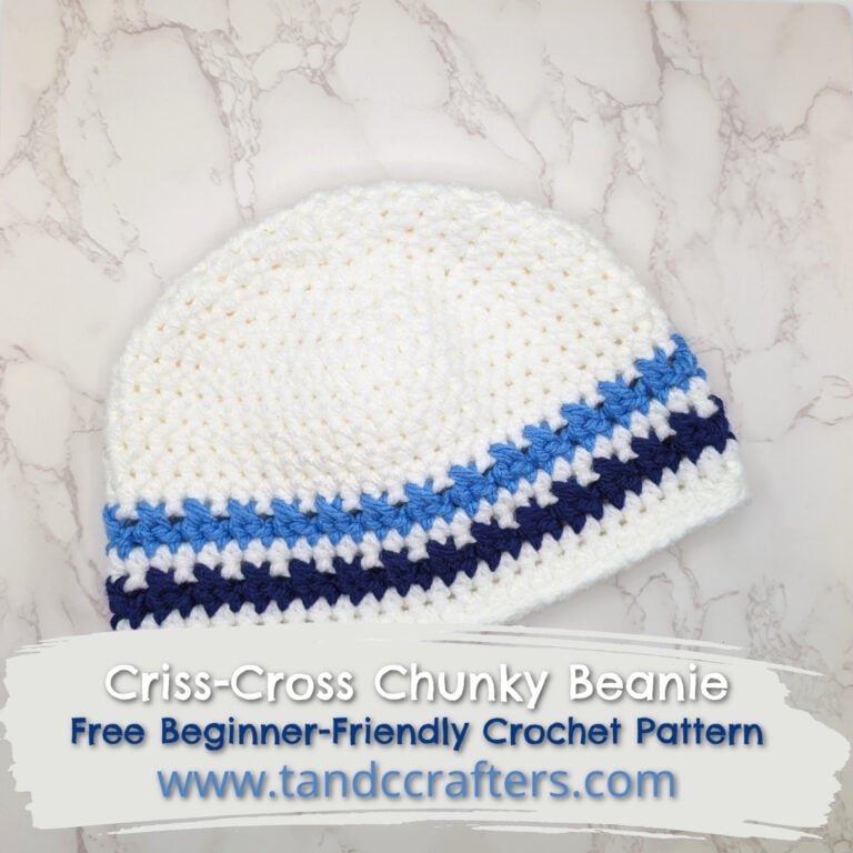 Criss-Cross Chunky Beanie – Free Crochet Pattern