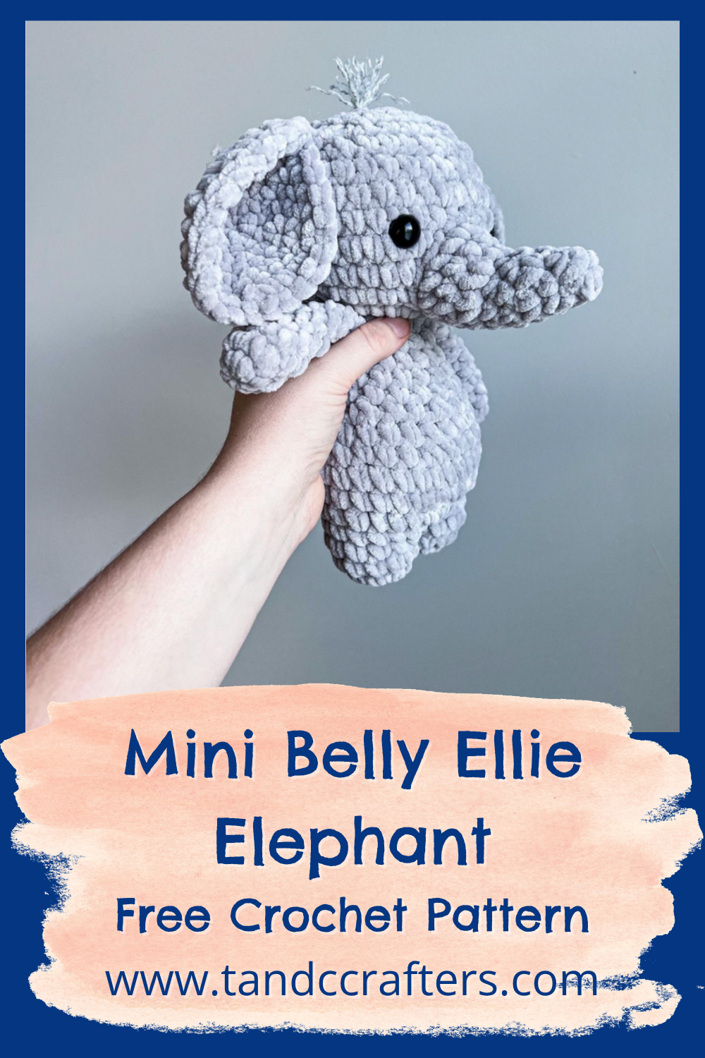 Mini Belly Ellie Elephant Free Crochet Pattern