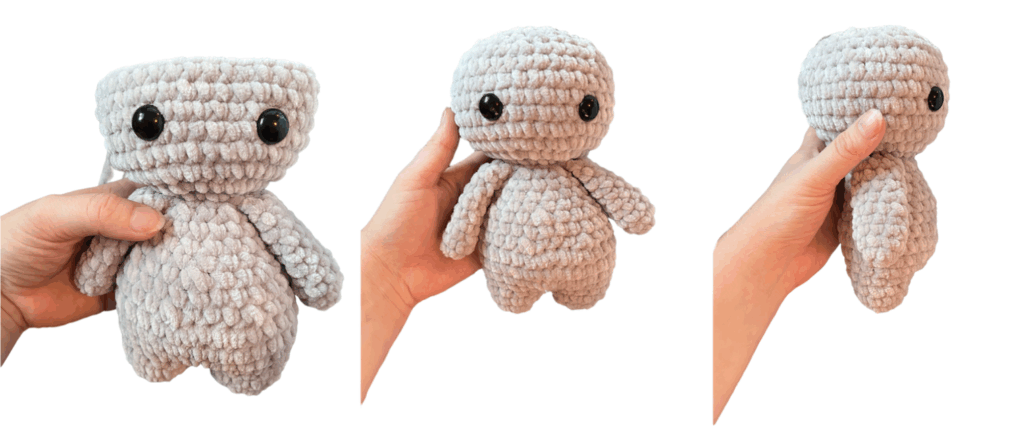 Elephant Free Crochet Pattern Body and Head