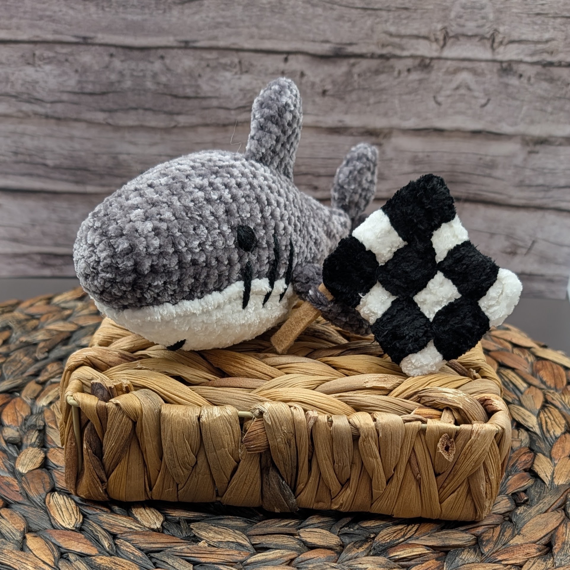 Reserved for Lisa – Racing Shark Plush
