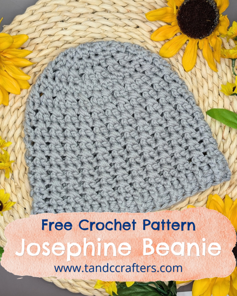 Josephine Beanie - Free beanie crochet pattern